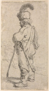 Polander Leaning on a Stick