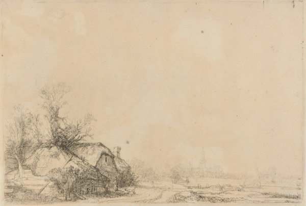 Cottages beside a Canal with a View of Ouderkerk - Image 2