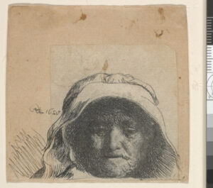 The Artist’s Mother: Head Only, Full Face