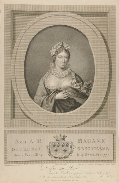 Her Royal Highness Madame Duchess d’Angoulême