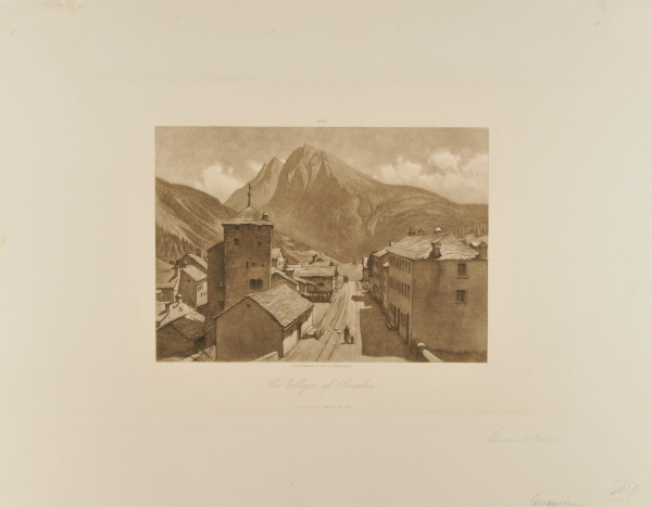 The Village of Simplon
