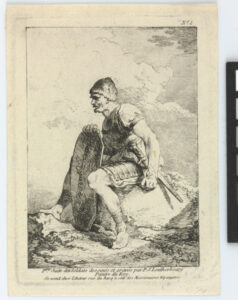 Plate 1 from the series “First Suite of Soldiers”