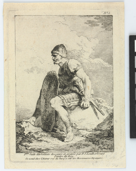 PLATE 1 FROM THE SERIES "FIRST SUITE OF SOLDIERS"