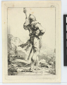 Plate 2 from the series “First Suite of Soldiers”