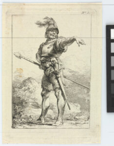 Plate 5 from the series “First Suite of Soldiers”