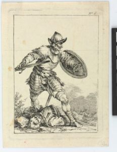 Plate 6 from the series “First Suite of Soldiers”