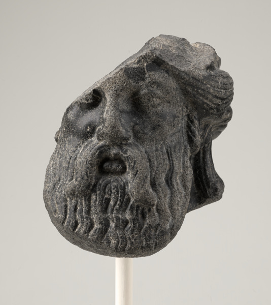 Bearded Male Head of Dionysos