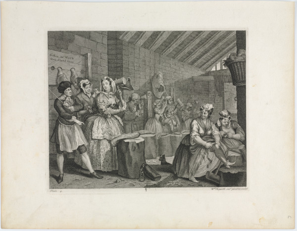 PLATE 4 FROM "A HARLOT'S PROGRESS"