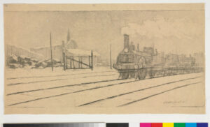 Locomotive, effet de neige
