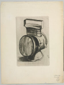 Lanterne à pied circulaire