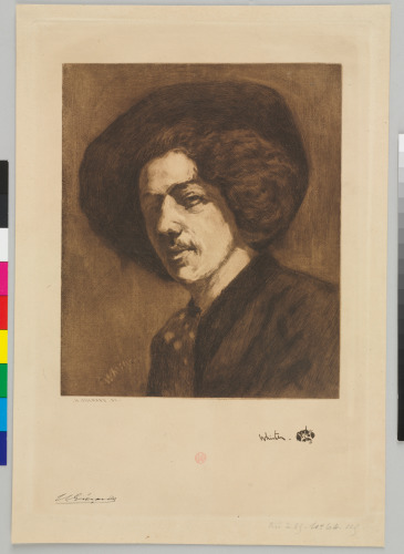 Portrait of Whistler with a Hat - Image 1