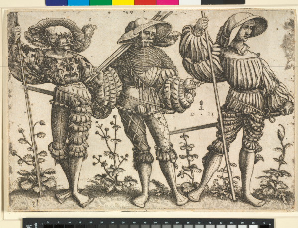 THREE SWISS (?) SOLDIERS