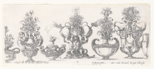 Plate 3 from the series “Collection of Various Vases” - Image 2