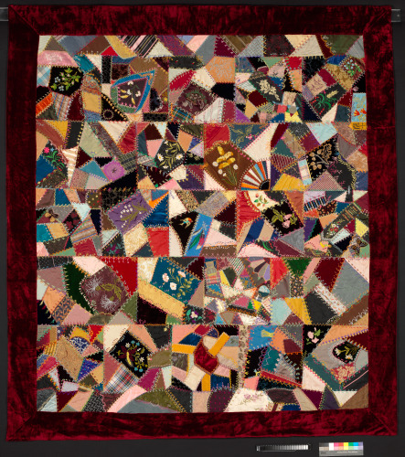 Crazy Quilt with Christmas Bookmark - Image 2