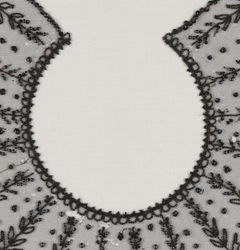 Woman’s Black Jet Beaded Collar - Image 2