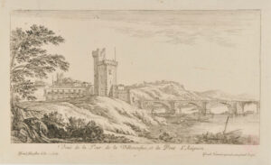 Veue de la Tour de la Villeneufue, et du Pont d’Avignon
