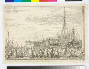 Market on the Piazzetta at Venice