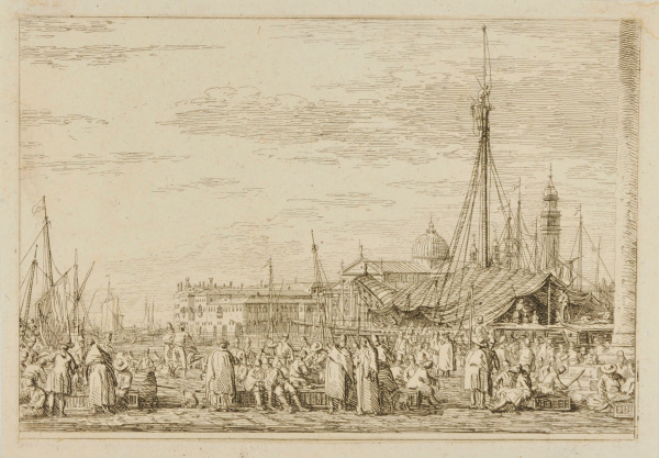 Market on the Piazzetta at Venice - Image 2
