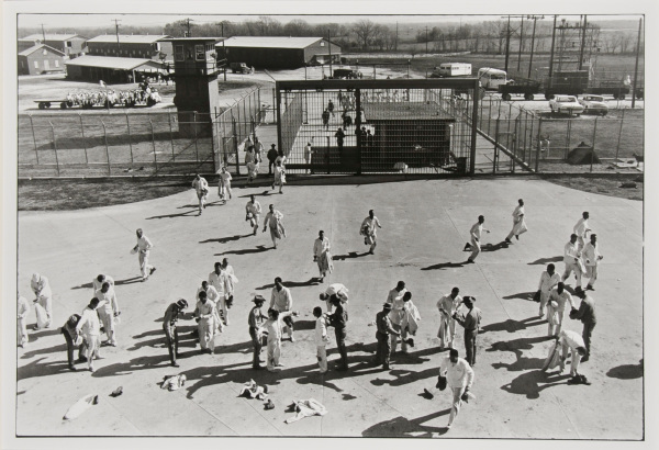 RETURN FROM THE FIELDS, SHAKEDOWN AT THE REAR GATE. TWICE EVERY WORK DAY, ELLIS