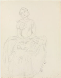 Study for “The Yellow Dress”