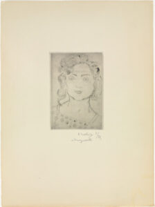 Little Girl, Flowered Blouse