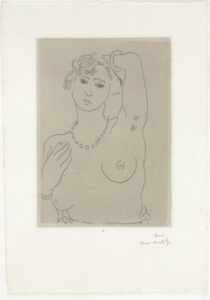 Bust of a Woman with Necklace and Bracelet