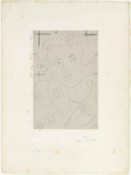 BUST, FLOWERED DRESS