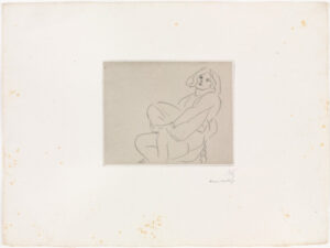 Young Woman Holding Left Knee