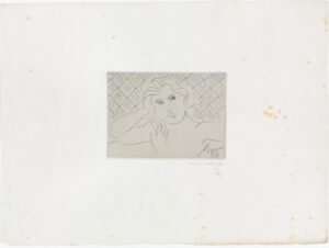 Torso, Flowered Background