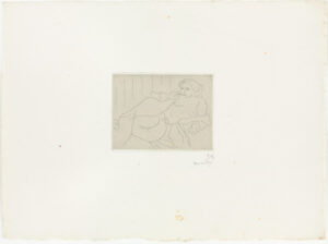 Nude Sleeping Askew, Legs Folded