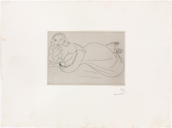 YOUNG WOMAN IN REPOSE