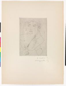 Seated Nude, Left Arm Folded at Nape of Neck