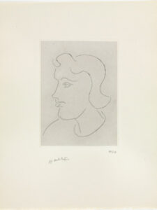 Profile of Young Woman