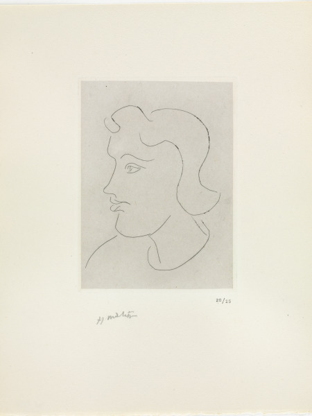 PROFILE OF YOUNG WOMAN