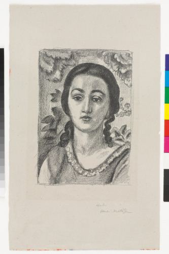 GIRL WITH BROWN RINGLETS