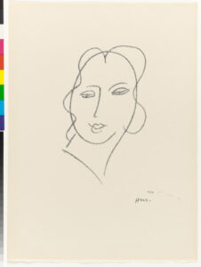 Study for the “Virgin”, Veiled Head, Chapel of Vence