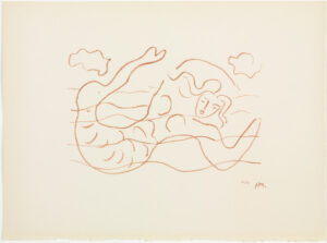 Mermaid, Study for “I wish to drag my pain the length of France”