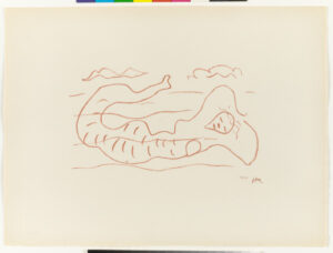 Mermaid, Study for “I wish to drag my pain the length of France”