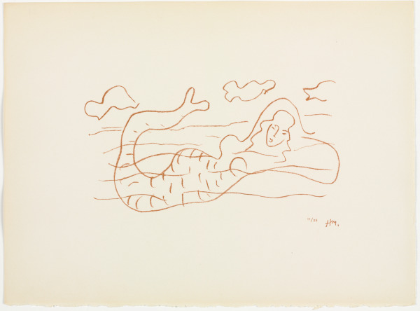 MERMAID, STUDY FOR "I WISH TO DRAG MY PAIN THE LENGTH OF FRANCE"