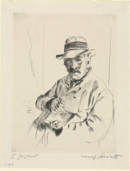 Self-Portrait in Straw Hat - Image 1