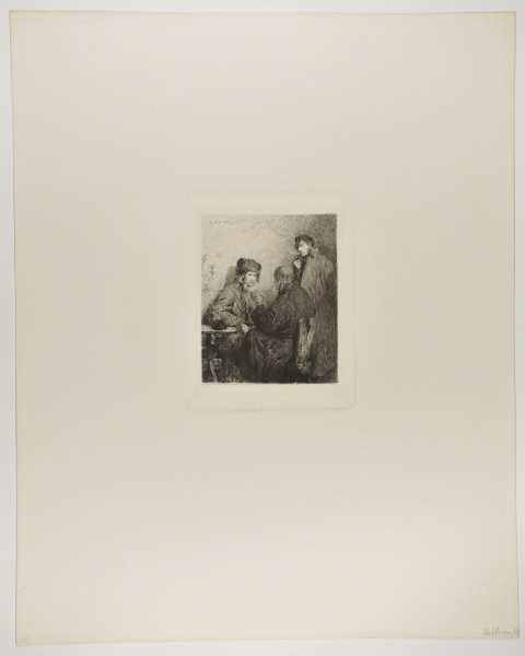 Three Men Conversing