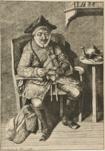 An Old Man Reading