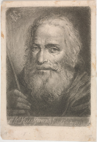 Head of an Old Man with Beard - Image 1