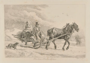 Sledding in Munich (Müchener bauernschlitten)