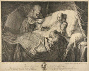 Isaac donnant sa benediction