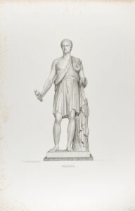 Rocky Landscape with Three Men, One on Horseback