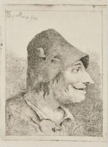 A Toothless Peasant with a Pipe in His Hat