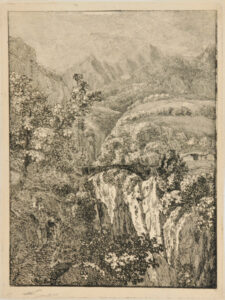 Plate from “Sammlung Radirter Blaetter von Nathe” (Leizpig: Rostische Kunsthandlung, 1808)