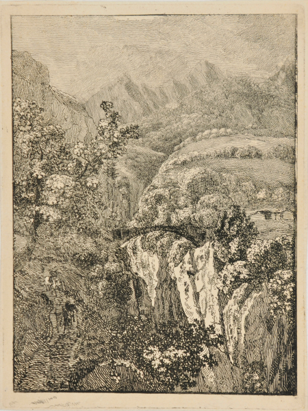 Plate from “Sammlung Radirter Blaetter von Nathe” (Leizpig: Rostische Kunsthandlung, 1808)