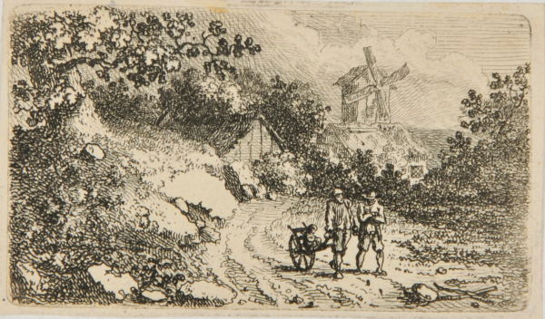 Plate from “Sammlung Radirter Blaetter von Nathe” (Leizpig: Rostische Kunsthandlung, 1808)